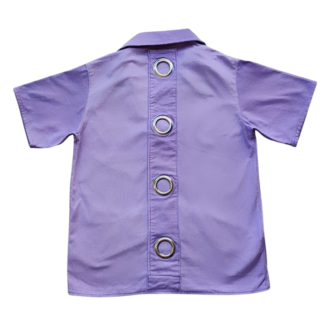 “Cortina Collection” Purple Button Up