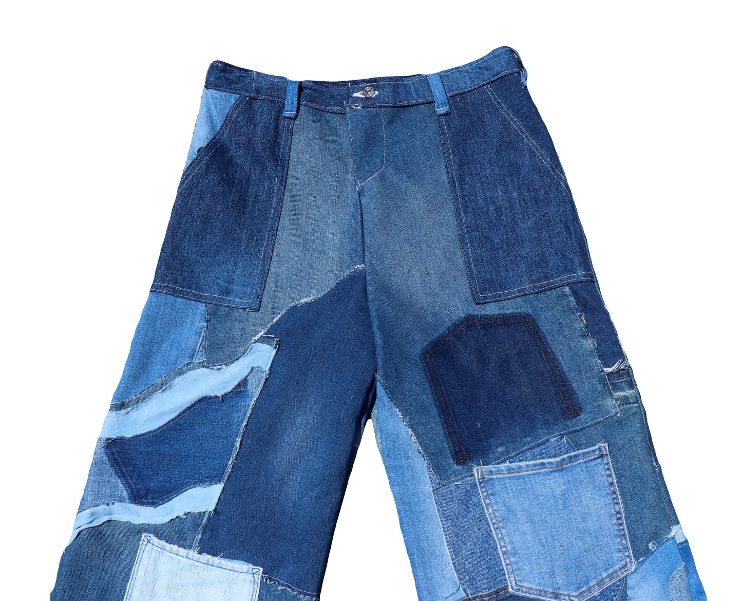 “MADE FROM SCRAPS” Flow jeans