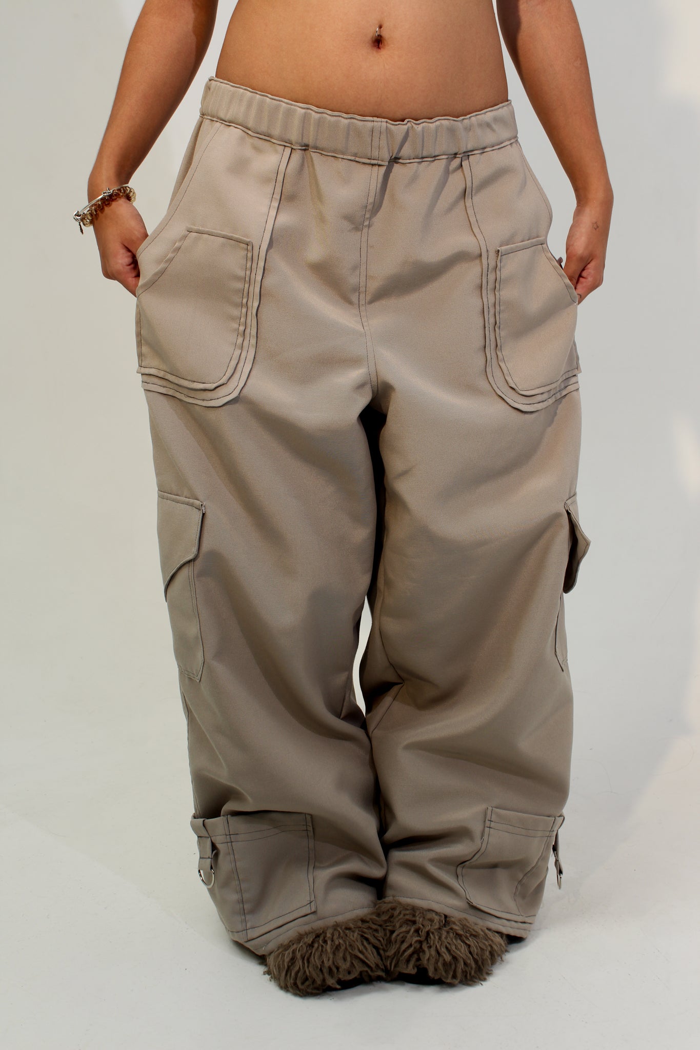 Grey Cargo Pants - Unisex