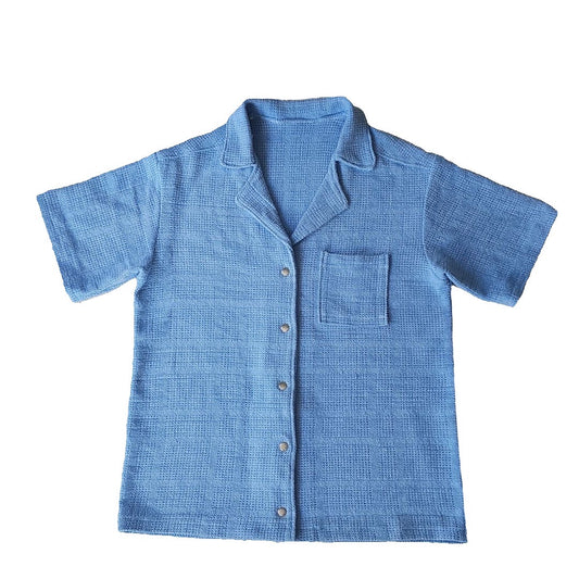 “Skies Are Blue” Blanket Button Up