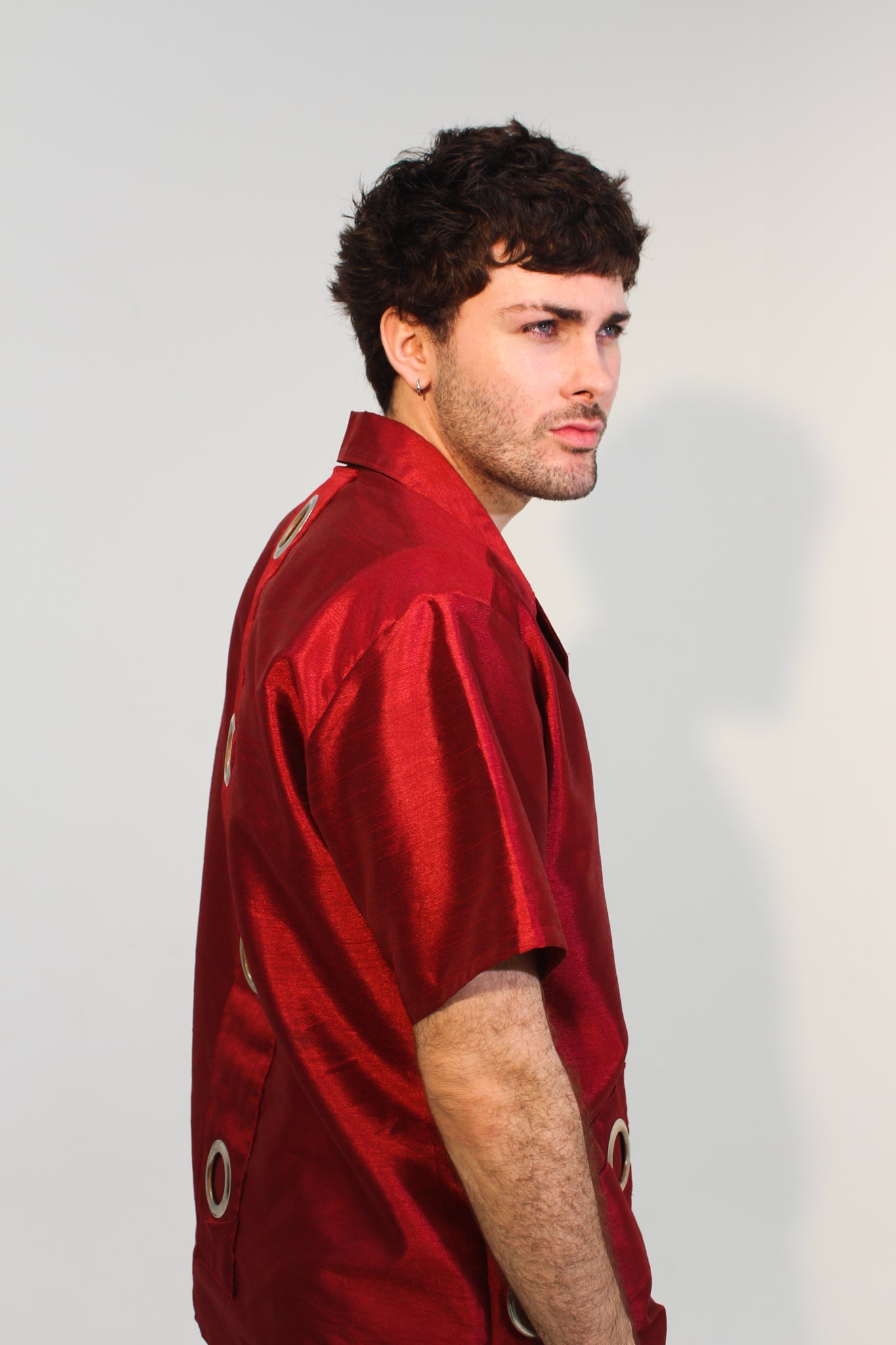 “Cortina Collection” Red Button Up