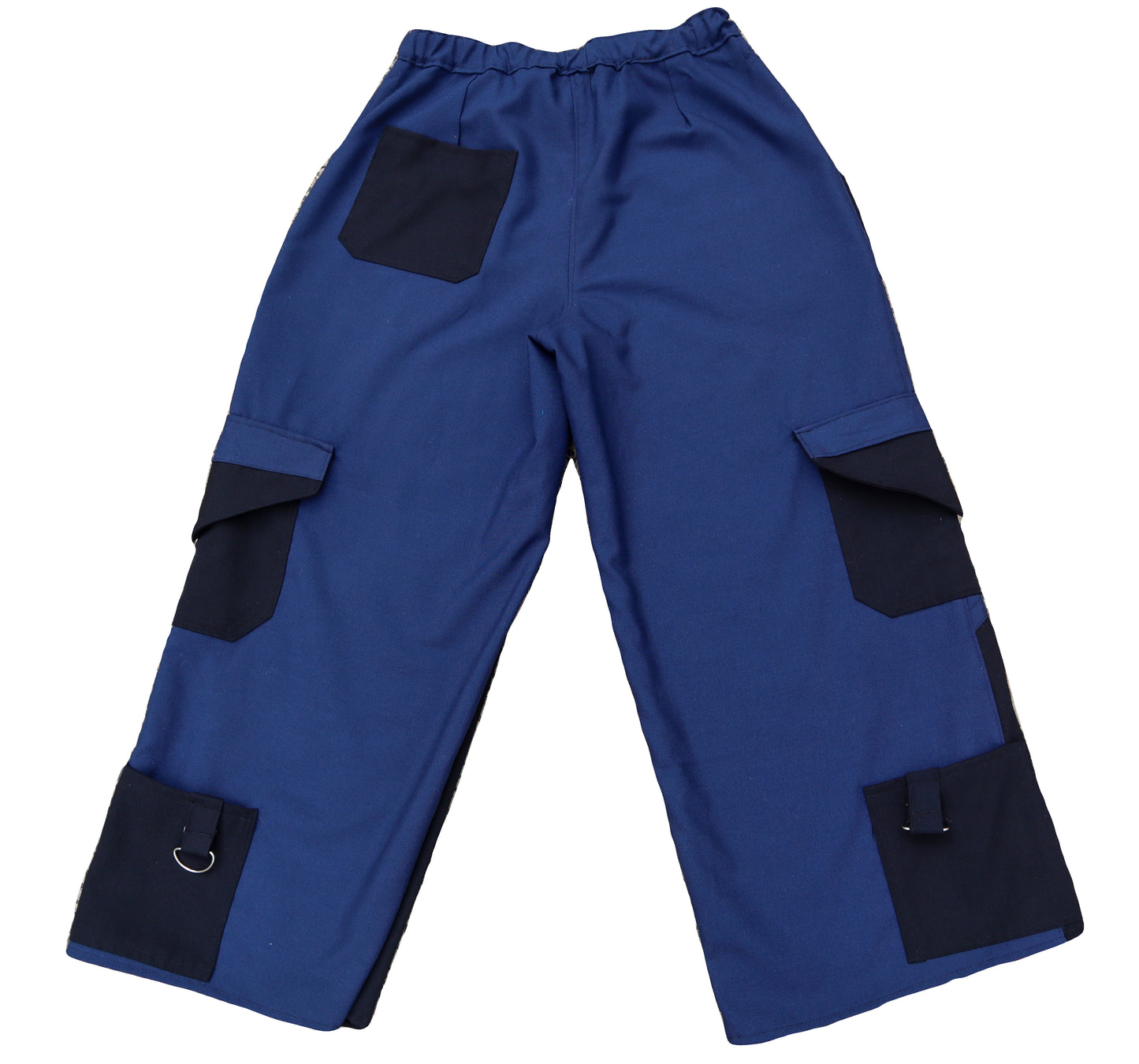 Black & Blue Cargo Pants- Unisex