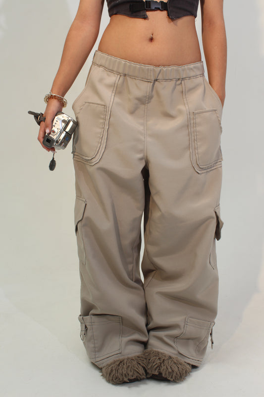 Grey Cargo Pants - Unisex