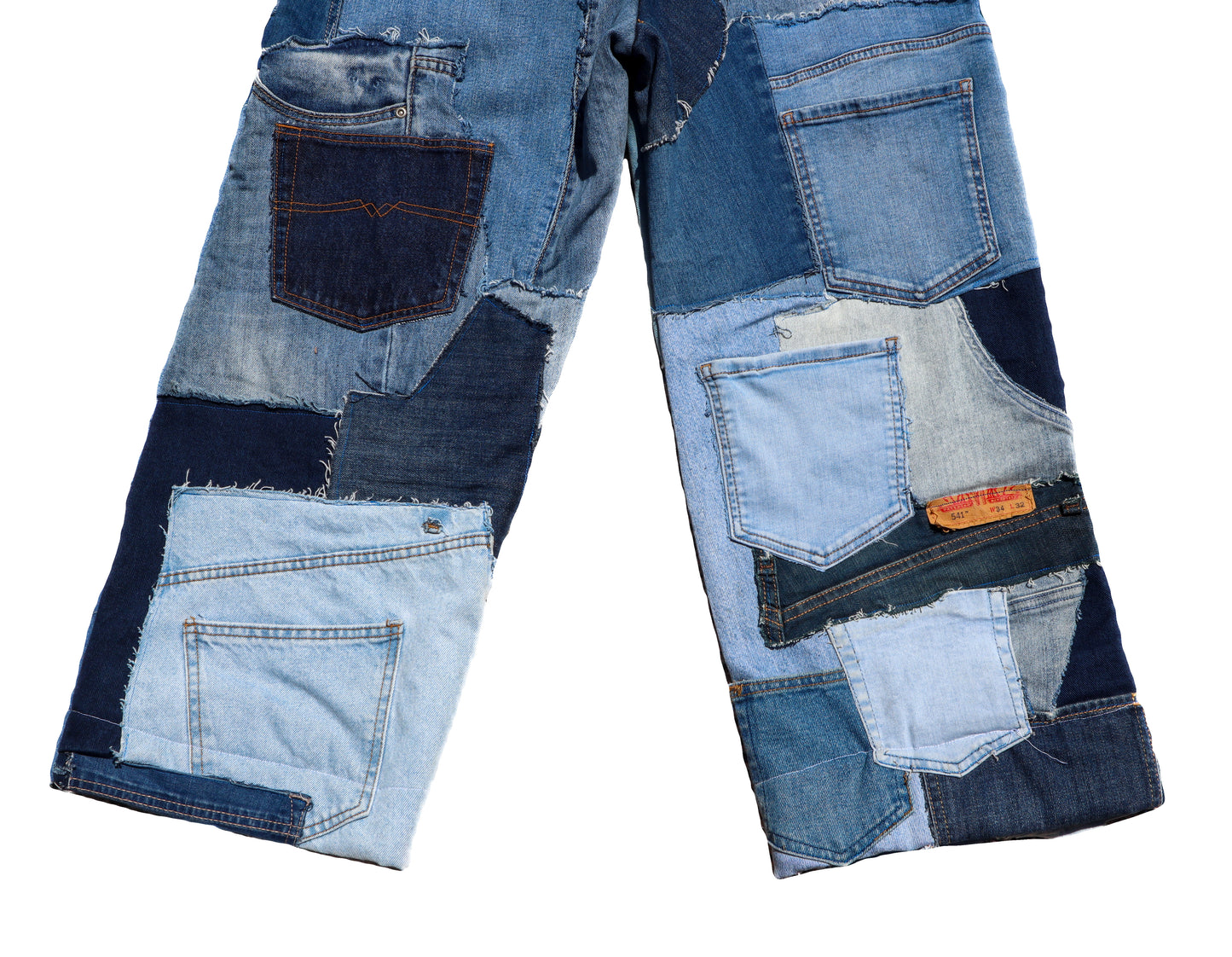 “MADE FROM SCRAPS” Denim Jeans