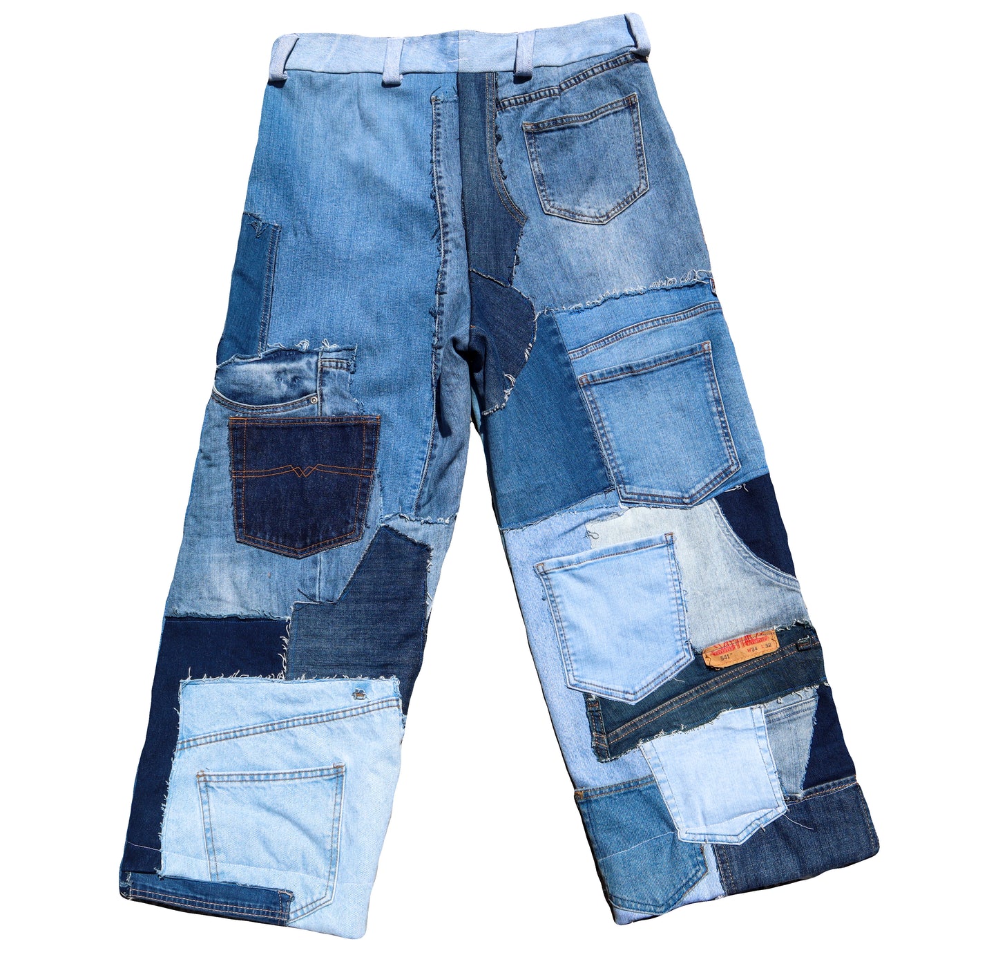 “MADE FROM SCRAPS” Denim Jeans