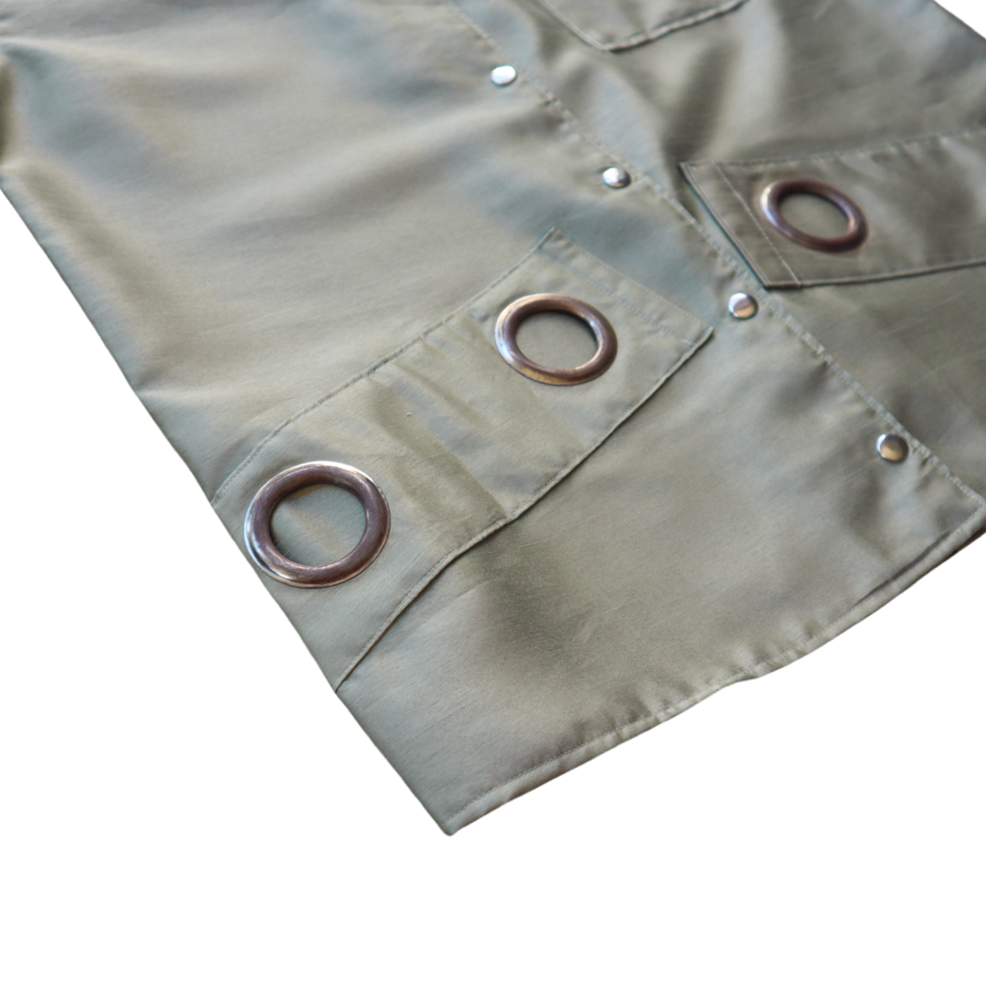 “Cortina Collection” Tea Green Button Up