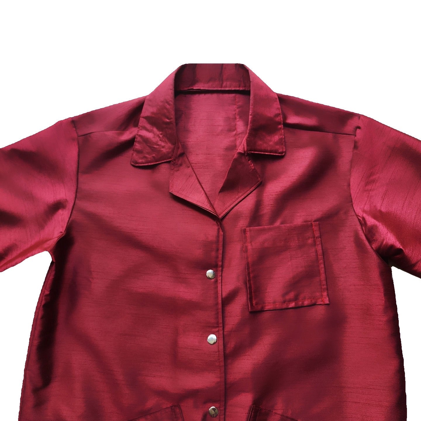 “Cortina Collection” Red Button Up