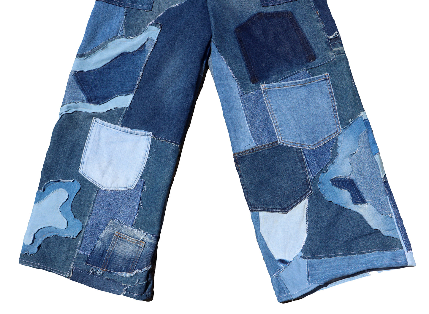 “MADE FROM SCRAPS” Flow jeans