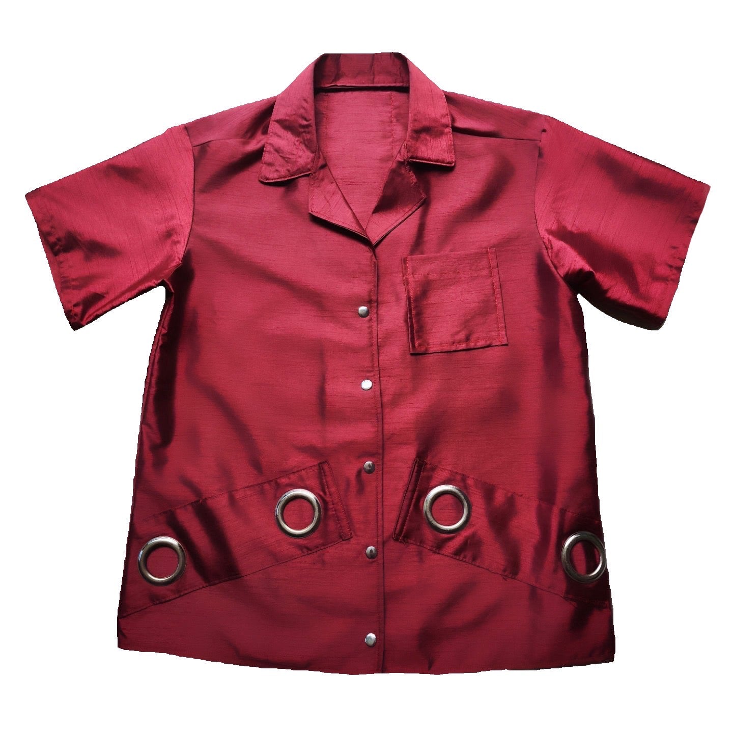 “Cortina Collection” Red Button Up