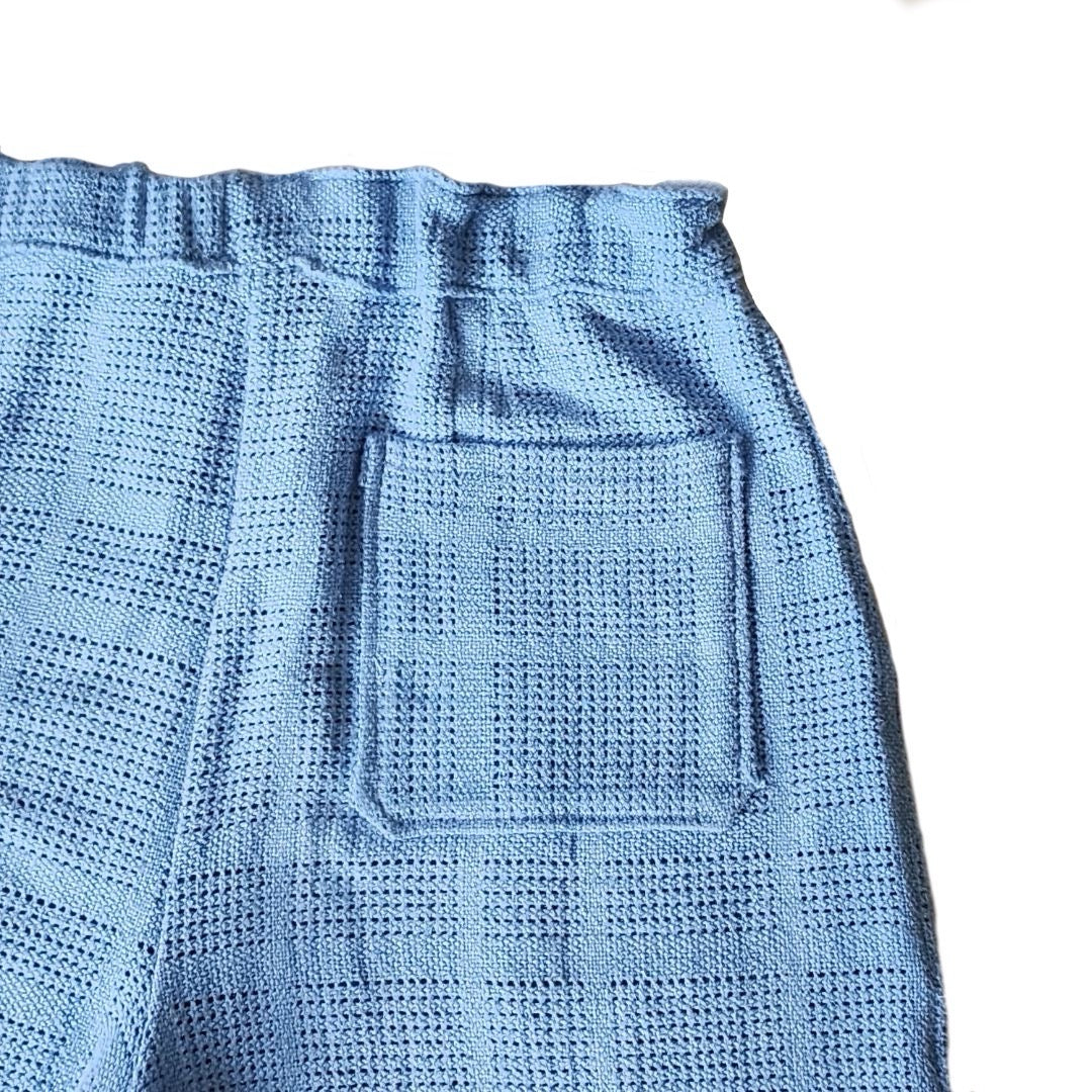 Shorts tipo manta “Los cielos son azules”