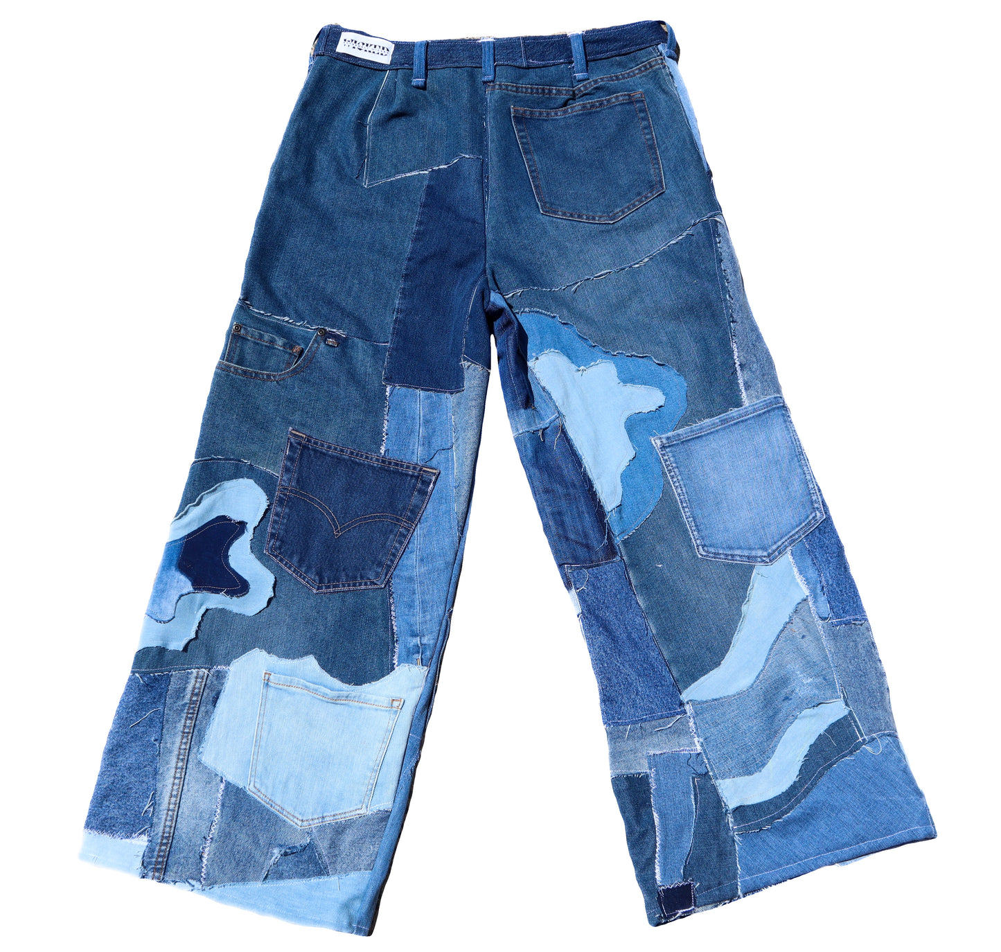 “MADE FROM SCRAPS” Flow jeans