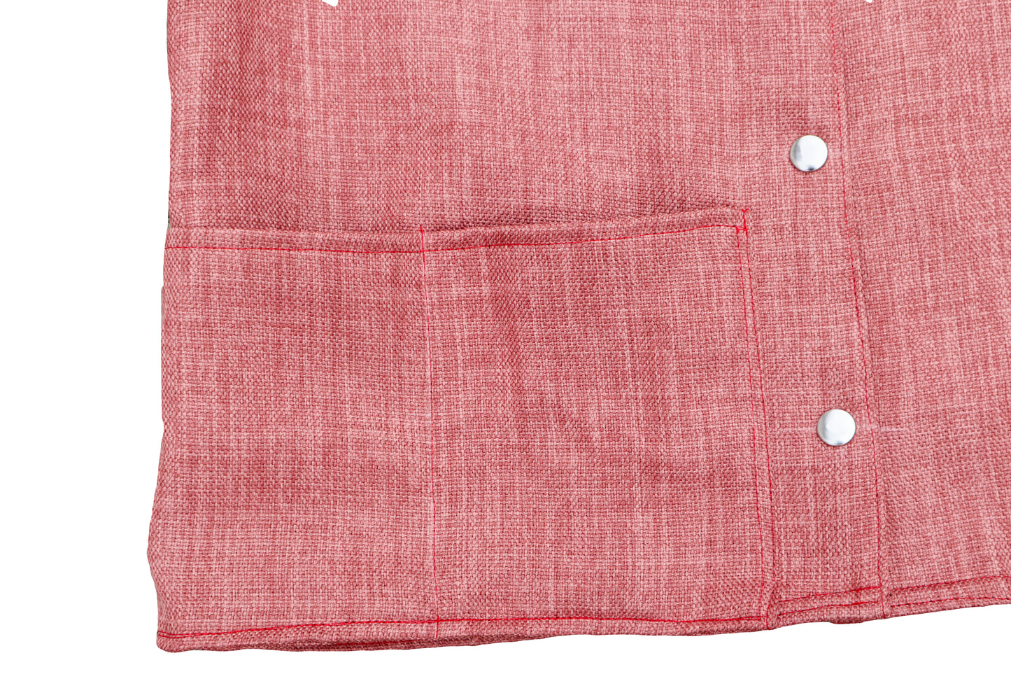 Red Cargo Cropped Button Up