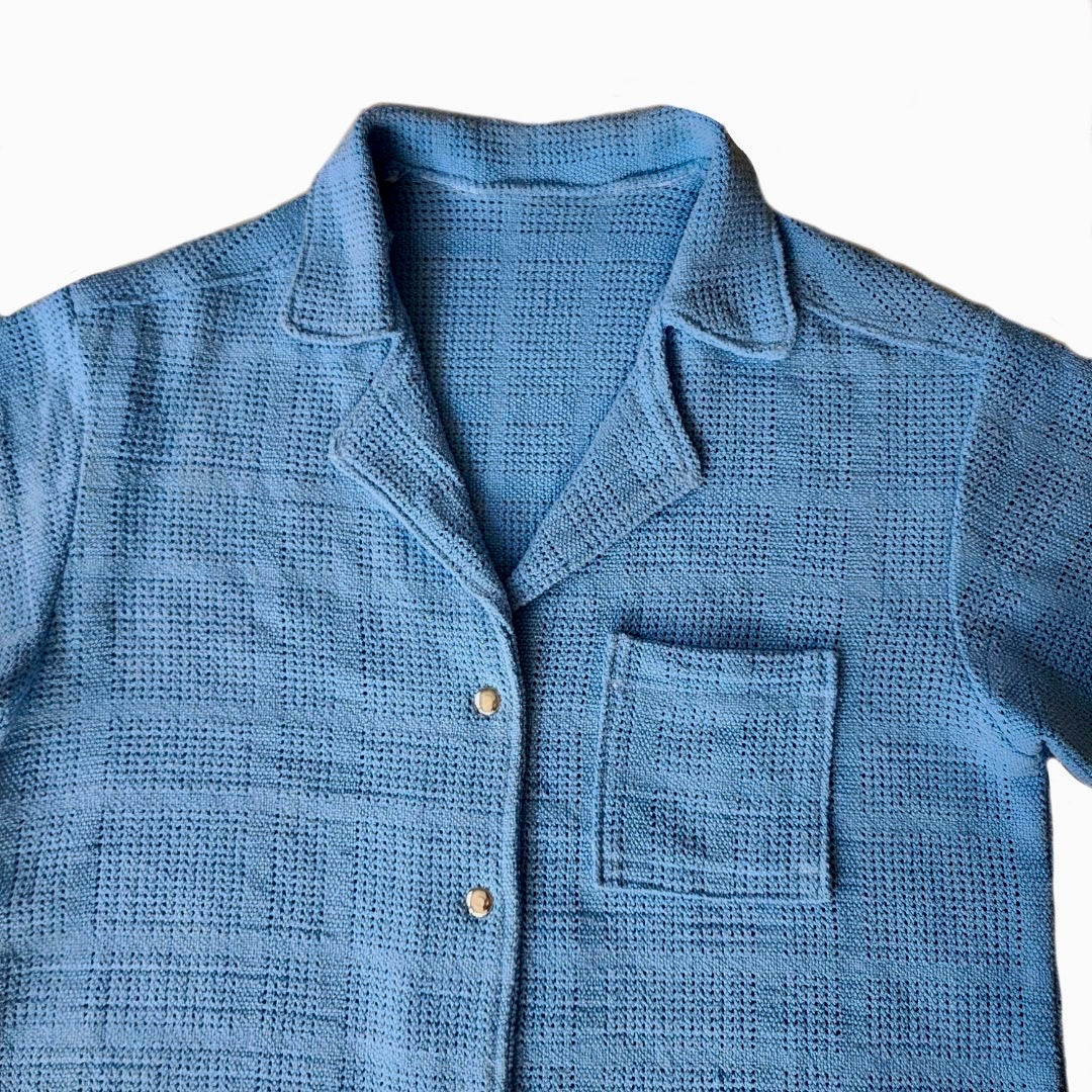 “Skies Are Blue” Blanket Button Up